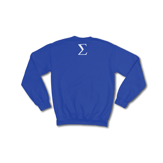 Men’s Blue and White “We’re Not Going Back," Crewneck