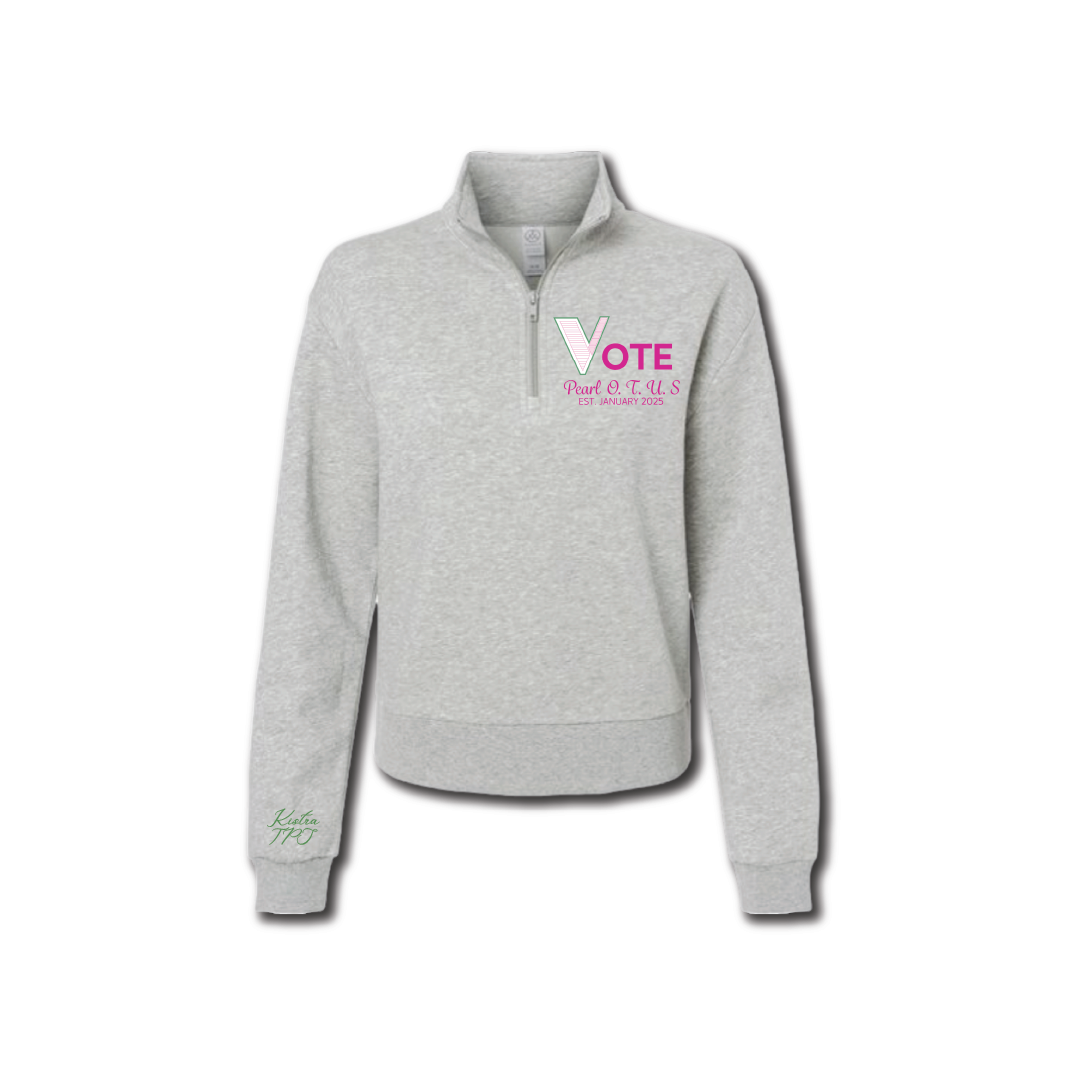 "Pearl of the United States” Kamala Harris Quarter Zip