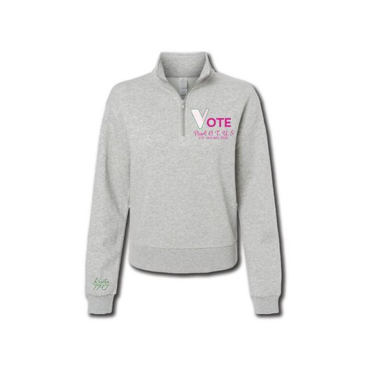 "Pearl of the United States” Kamala Harris Quarter Zip